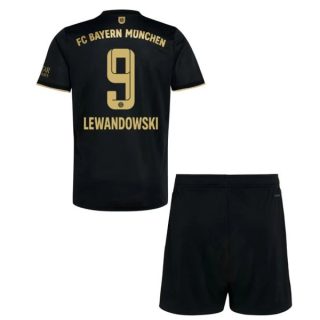 Fotbollströjor FC Bayern München Lewandowski 9 Barn Borta tröja 2021-2022 – Fotbollströja