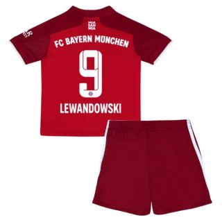 Fotbollströjor FC Bayern München Lewandowski 9 Barn Hemma tröja 2021-2022 – Fotbollströja