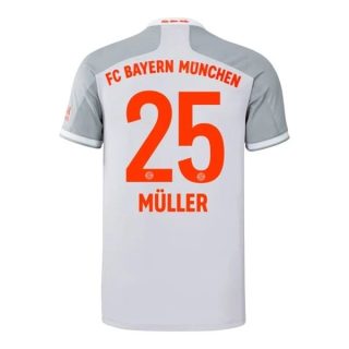 Fotbollströja FC Bayern München Müller 25 Borta tröjor 2020-2021