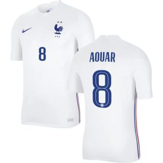 matchtröjor fotboll Frankrike Aouar 8 Hemma tröja 2020 2021 – Kortärmad