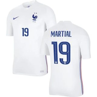 matchtröjor fotboll Frankrike Martial 19 Hemma tröja 2020 2021 – Kortärmad