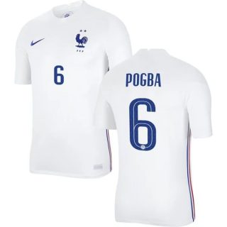 matchtröjor fotboll Frankrike Pogba 6 Borta tröja 2020 2021 – Kortärmad