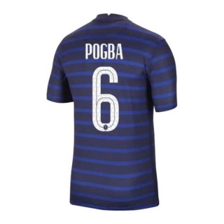 matchtröjor fotboll Frankrike Pogba 6 Hemma tröja 2020 2021 – Kortärmad