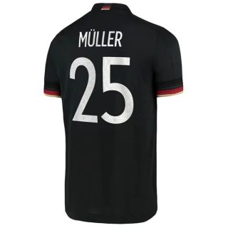 matchtröjor fotboll Tyskland Müller 25 Borta tröja 2021 – Kortärmad