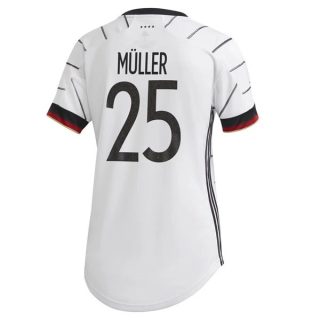 Fotbollströja Tyskland Müller 25 Hemma tröjor Dam