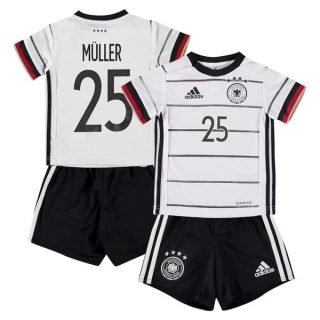 Fotbollströja Tyskland Müller 25 Barn Hemma tröjor