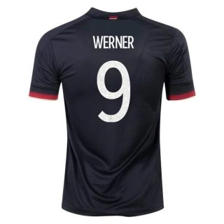 matchtröjor fotboll Tyskland Werner 9 Borta tröja 2021 – Kortärmad
