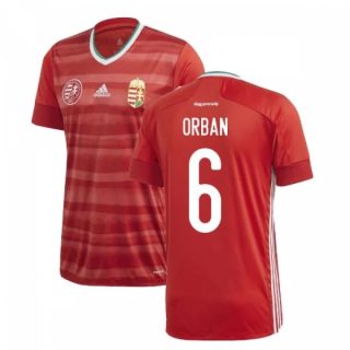 matchtröjor fotboll Ungern Orban 6 Hemma tröja 2020 2021 – Kortärmad