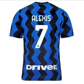 Fotbollströja Inter Milan Alexis 7 Hemma tröjor 2020-2021