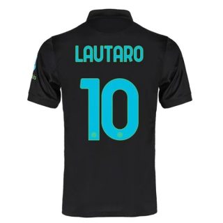 matchtröjor fotboll Inter Milan Lautaro 10 Tredje tröja 2021-2022 – Kortärmad