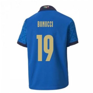 Fotbollströja Italien Bonucci 19 Hemma tröjor