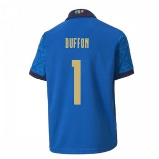 matchtröjor fotboll Italien Buffon 1 Hemma tröja 2021 – Kortärmad