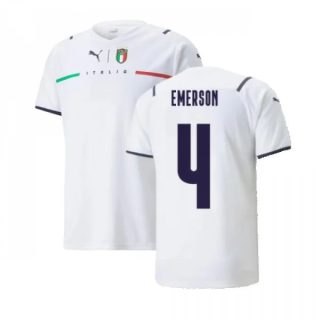 matchtröjor fotboll Italien Emerson 4 Borta tröja 2021 2022 – Kortärmad