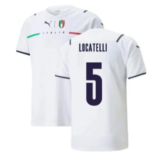 matchtröjor fotboll Italien Locatelli 5 Borta tröja 2021 2022 – Kortärmad