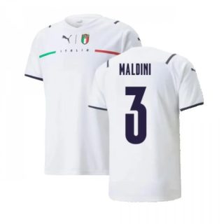 matchtröjor fotboll Italien Maldini 3 Borta tröja 2021 2022 – Kortärmad