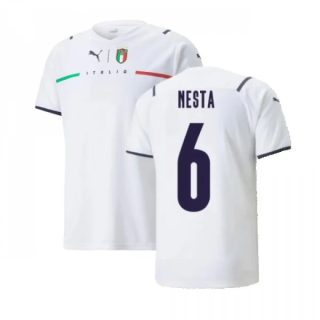 matchtröjor fotboll Italien Nesta 6 Borta tröja 2021 2022 – Kortärmad