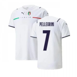 matchtröjor fotboll Italien Pellegrini 7 Borta tröja 2021 2022 – Kortärmad