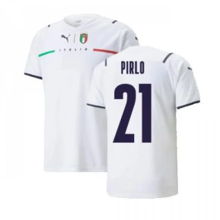 matchtröjor fotboll Italien Pirlo 21 Borta tröja 2021 2022 – Kortärmad