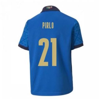 matchtröjor fotboll Italien Pirlo 21 Hemma tröja 2021 – Kortärmad