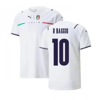 matchtröjor fotboll Italien R Baggio 10 Borta tröja 2021 2022 – Kortärmad