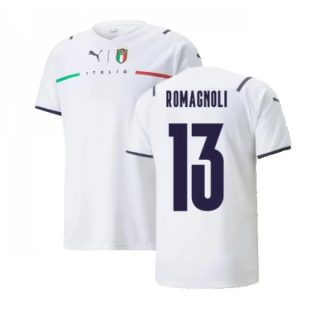 matchtröjor fotboll Italien Romagnoli 13 Borta tröja 2021 2022 – Kortärmad
