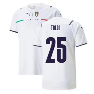 matchtröjor fotboll Italien Toloi 25 Borta tröja 2021 2022 – Kortärmad