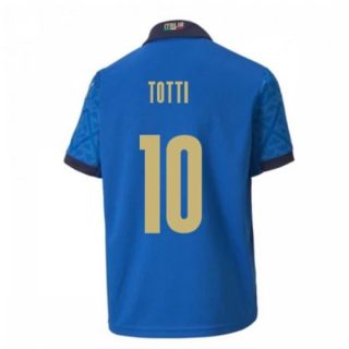 matchtröjor fotboll Italien Totti 10 Hemma tröja 2021 – Kortärmad