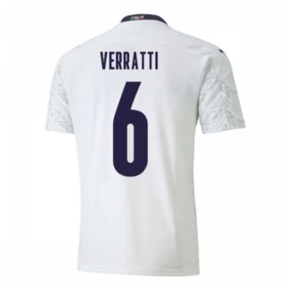 Fotbollströja Italien Verratti 6 Borta tröjor 2020-2021