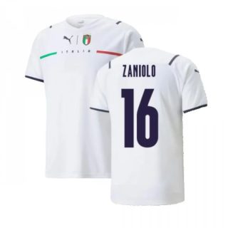 matchtröjor fotboll Italien Zaniolo 16 Borta tröja 2021 2022 – Kortärmad