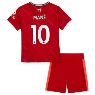 Fotbollströjor Liverpool Mané 10 Barn Hemma tröja 2021-2022 – Fotbollströja