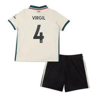 Fotbollströjor Liverpool Virgil 4 Barn Borta tröja 2021-2022 – Fotbollströja