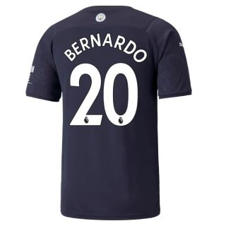 matchtröjor fotboll Manchester City Bernardo 20 Tredje tröja 2021-2022 – Kortärmad