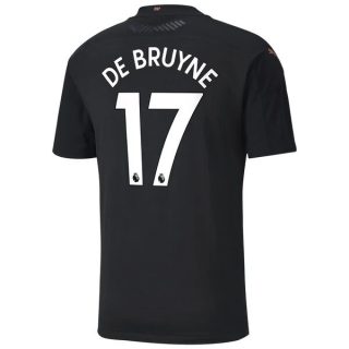 Fotbollströja Manchester City De Bruyne 17 Borta tröjor 2020-2021