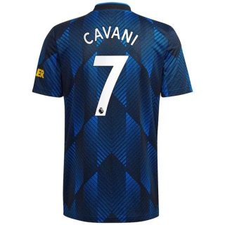 matchtröjor fotboll Manchester United Cavani 7 Tredje tröja 2021-2022 – Kortärmad