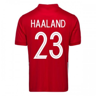 matchtröjor fotboll Norge Erling Haaland 23 Hemma tröja 2020 – Kortärmad