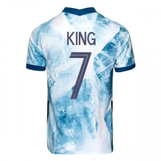 matchtröjor fotboll Norge Joshua King 7 Borta tröja 2020 – Kortärmad