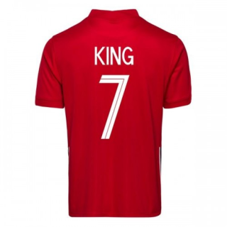 matchtröjor fotboll Norge Joshua King 7 Hemma tröja 2020 – Kortärmad