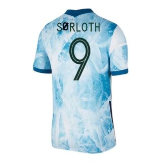 matchtröjor fotboll Norge Sorloth 9 Borta tröja 2021 – Kortärmad