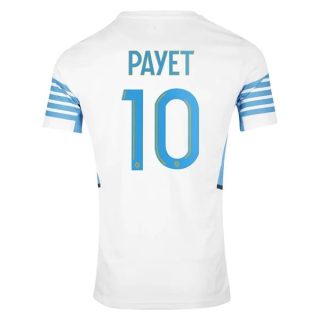 matchtröjor fotboll Olympique de Marseille Payet 10 Hemma tröja 2021-2022 – Kortärmad