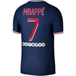 matchtröjor fotboll Paris Saint Germain PSG Mbappé 7 Hemma tröja 2020-2021 – Kortärmad