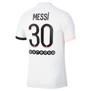 matchtröjor fotboll Paris Saint Germain PSG Messi 30 Borta tröja 2021-2022 – Kortärmad