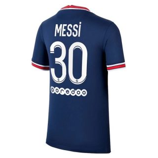matchtröjor fotboll Paris Saint Germain PSG Messi 30 Hemma tröja 2021-2022 – Kortärmad
