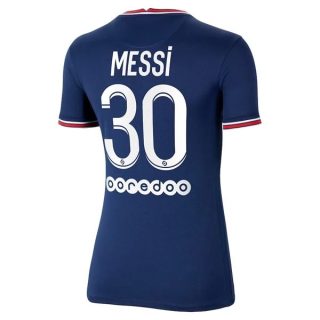 Fotbollströja Paris Saint Germain PSG Messi 30 Hemma tröjor Dam 2021-2022