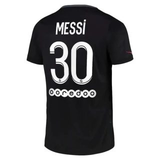 matchtröjor fotboll Paris Saint Germain PSG Messi 30 Tredje tröja 2021-2022 – Kortärmad