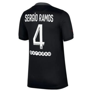 matchtröjor fotboll Paris Saint Germain PSG Sergio Ramos 4 Tredje tröja 2021-2022 – Kortärmad
