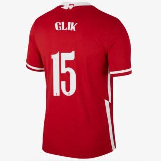 matchtröjor fotboll Polen Glik 15 Borta tröja 2021 – Kortärmad