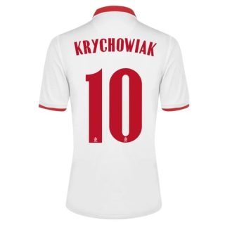 matchtröjor fotboll Polen Krychowiak 10 Hemma tröja 2021 – Kortärmad