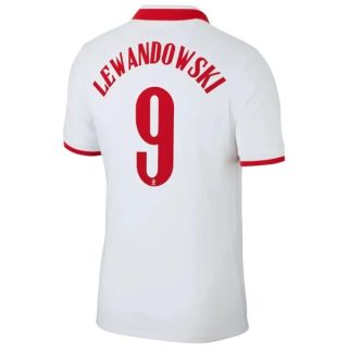 matchtröjor fotboll Polen Lewandowski 9 Hemma tröja 2021 – Kortärmad