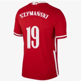 matchtröjor fotboll Polen Szymanski 19 Borta tröja 2021 – Kortärmad