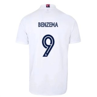 matchtröjor fotboll Real Madrid Benzema 9 Hemma tröja 2020-2021 – Kortärmad